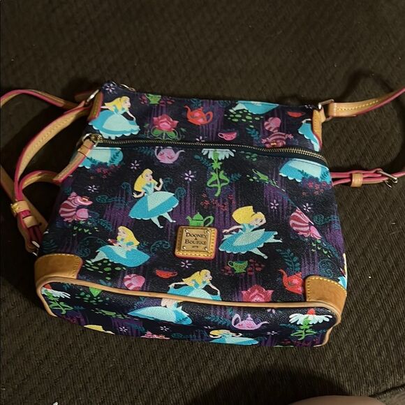 Dooney & Bourke Disney Alice in Wonderland hard to find Crossbody bag - Picture 1 of 11